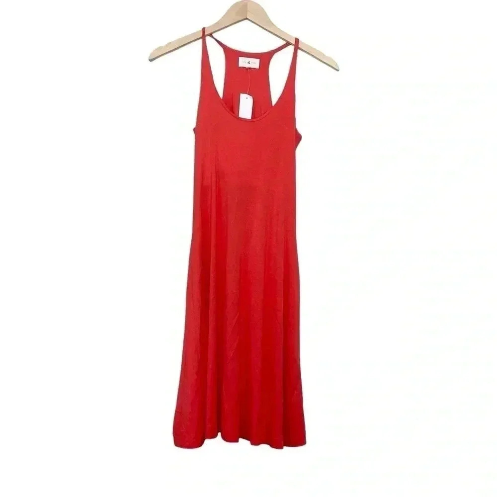 Lou & Grey Red Signature Soft Dress Pockets Size XS